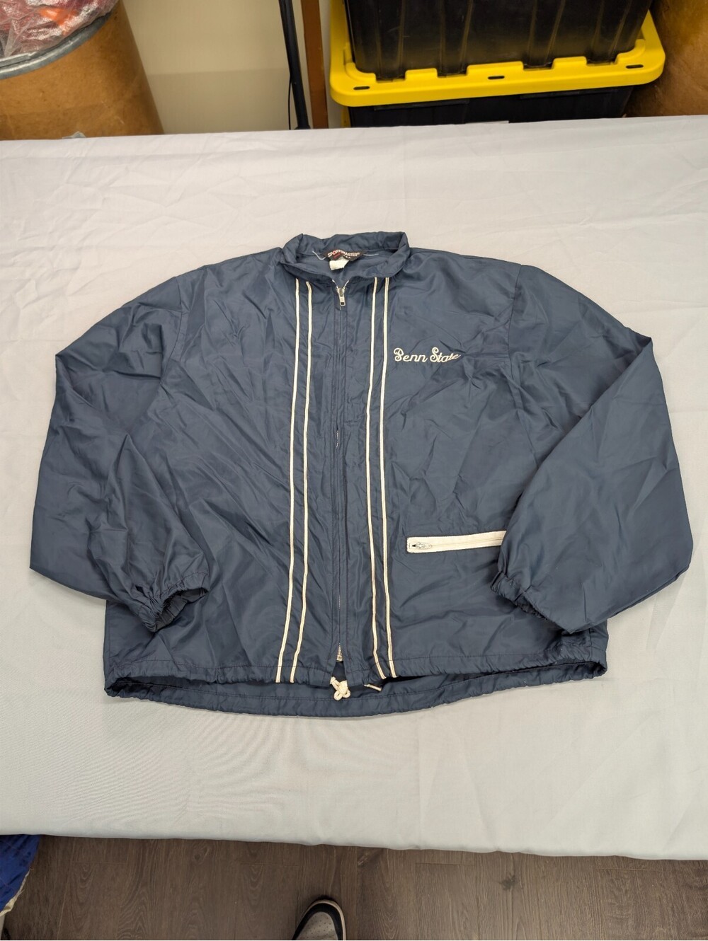 Penn State Vintage Sportsmaster Nylon Windbreaker Jacket L